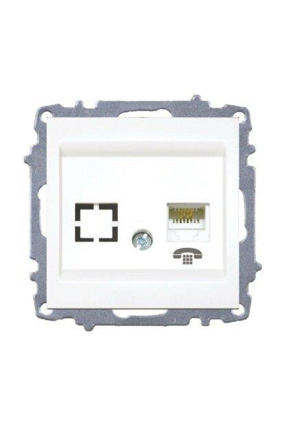EL-Bİ ZENA BEYAZ TELEFON PRİZ 609-010200-221