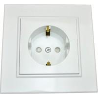 MAKEL KAREA BEYAZ ÇOCUK KORUMALI TOPRAKLI PRİZ 57001058