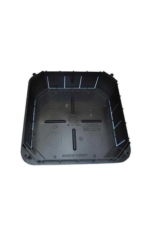 PINARSAN 12X12 SIVA ALTI SİYAH KARE BUAT
