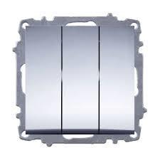 EL-Bİ ZENA VEGA METALİK GRİ 3 LÜ ANAHTAR 609-011000-254
