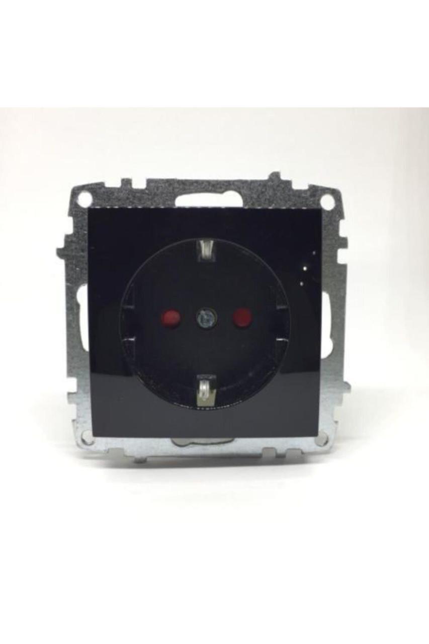 EL-Bİ ZENA VEGA VANTABLACK ÇOCUK KORUMALI TOPRAKLI PRİZ 609-014800-243