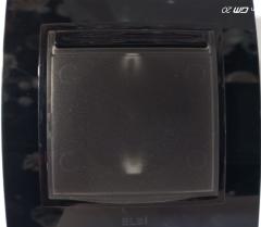 EL-Bİ ZENA VEGA VANTABLACK KAPAKLI TOPRAKLI PRİZ 609-014800-218