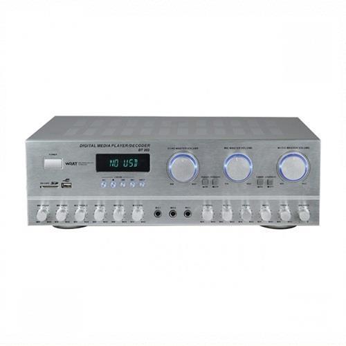 BOTS BT-601 GÜMÜŞ RENK 2X40W AMFİ