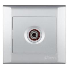 MAKEL DEFNE METALİK GÜMÜŞ UYDU PRİZİ SONLU 43065134