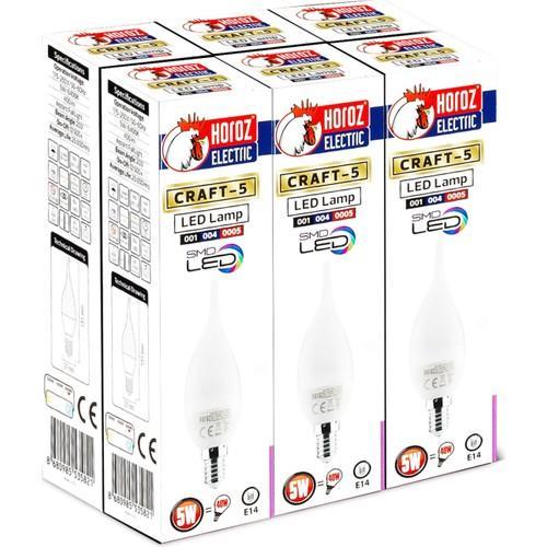 HOROZ ULTRA-5 5W 4200K E14 GÜNIŞIĞI LED AMPUL 0010030005