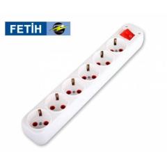 FETİH 6 LI ÇOK AMAÇLI GRUP PRİZ