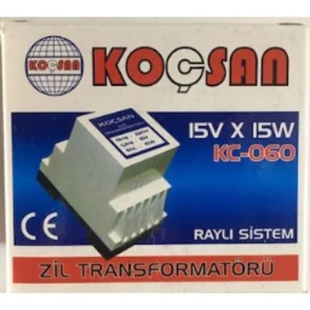 KOÇSAN 15X15 RAYLI ZİL TRAFOSU