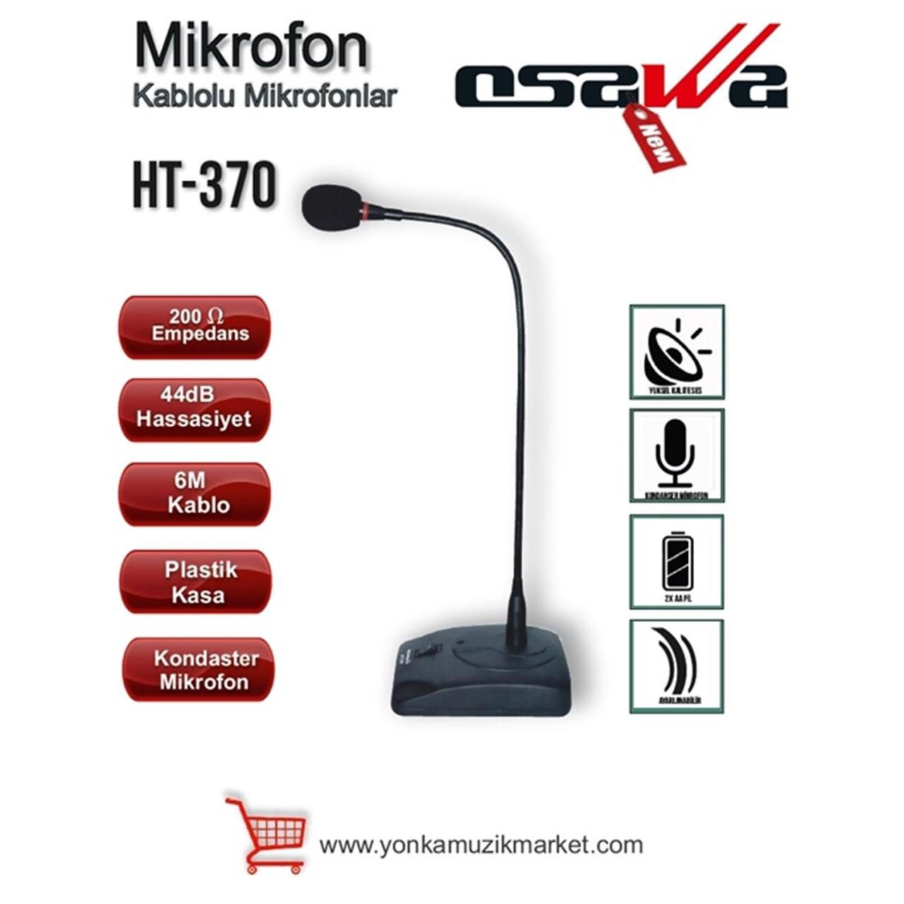 OSAWA HT35 MASA TİPİ MİKROFON
