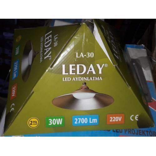 LEDAY 30W BEYAZ E27 YÜKSEK TAVAN ARMATÜRÜ LA-30