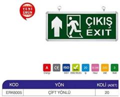 ERKLAMP ERK6005 ACİL ÇIKIŞ LEVHASI 3W