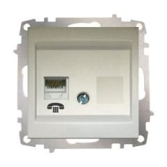 EL-Bİ ZENA TİTANYUM BİLGİSAYAR(DATA CAT6)  PRİZİ 609-011400-247