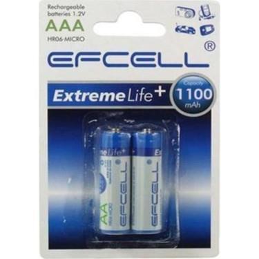 EFCELL 1100 MAH ŞARJ EDİLEBİLİR PİL8712581544041