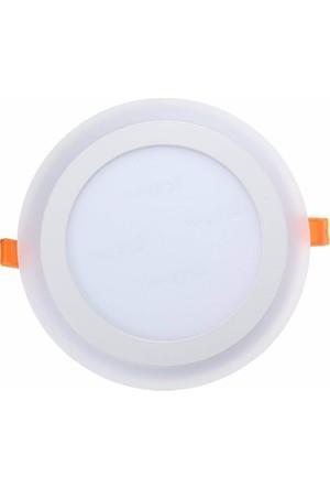 ATLANTİS AK-R2950 6W  BEYAZ CAMLI LED SPOT