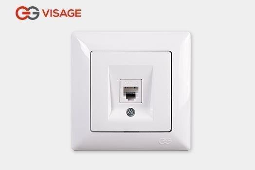 GÜNSAN VİSAGE BEYAZ TELEFON PRİZ CAT3 01281100157120