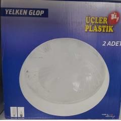 ÜÇLER PLASTİK YELKEN TAVAN ARMATÜR GÜMÜŞ