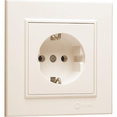 MAKEL KAREA KREM TOPRAKLI PRİZ 57010028