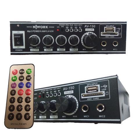 NETWORK AV-150 15W USB Lİ AMFİ