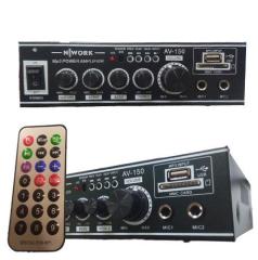 NETWORK AV-150 15W USB Lİ AMFİ