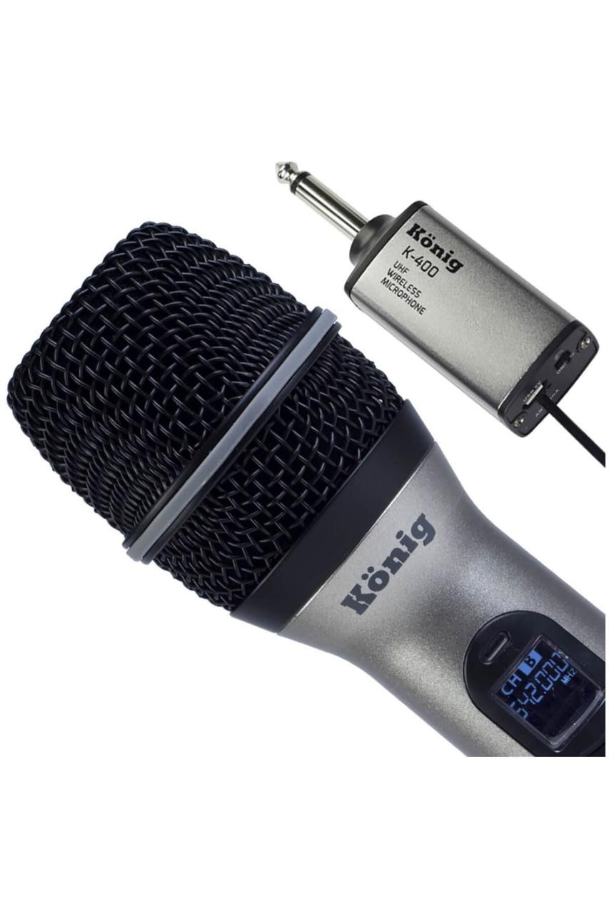 KÖNİG K-400 UHF TELSİZ MİKROFON