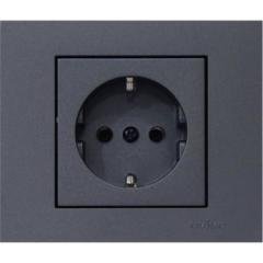 EL-Bİ VEGA FÜME TOPRAKLI PRİZ 609-011100-217
