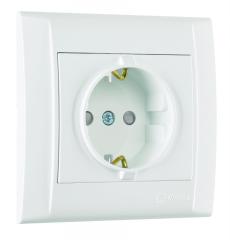 MAKEL A SERİ  KREM ÇOCUK KORUMALI TOPRAKLI PRİZ