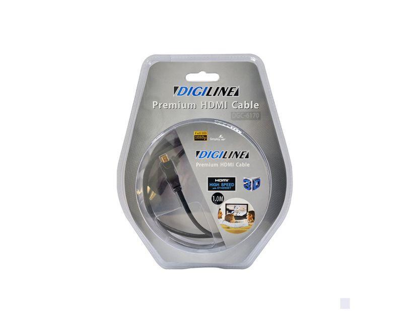 DIGILINE DGC-6170 HDMI-HDMI MICRO ALTIN UÇLU ARA KABLO - VAKUMLU,1 METRE