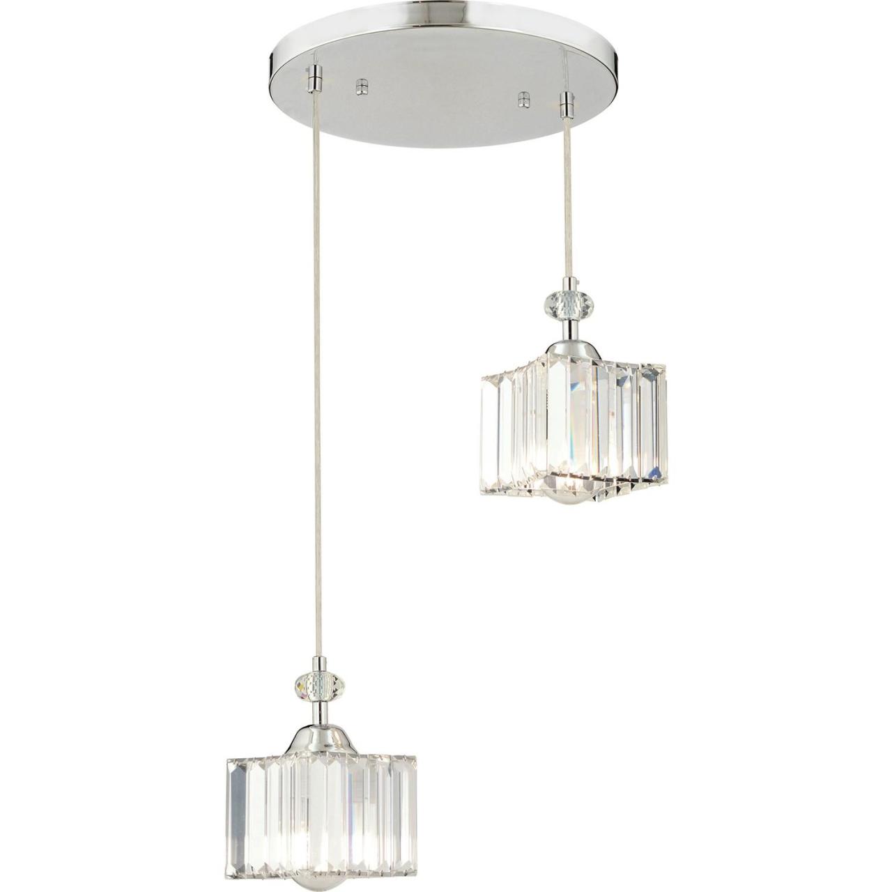 ARYA KESK 2 Lİ SARKIT KROM 2XE14 AVİZE 1098-10-02