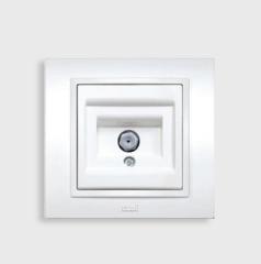 EL-Bİ ZENA BEYAZ UYDU PRİZ( RG6 F KONNEKTÖR) 609-010200-180