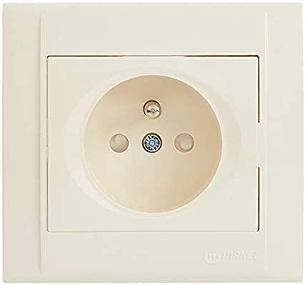 MAKEL A SERİ ÇOCUK KORUMALI UPS PRİZ MODÜL KREM 43010053