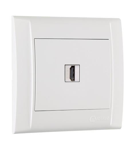 MAKEL KAREA BEYAZ HDMI PRİZ JAKLI MODÜL 57001494